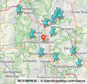 Mappa 20031 Cesano Maderno MB, Italia (4.22)