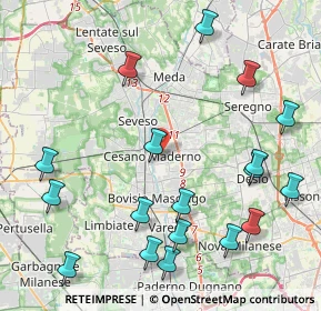 Mappa 20031 Cesano Maderno MB, Italia (5.11)