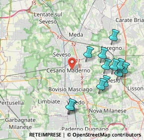 Mappa 20031 Cesano Maderno MB, Italia (4.2)