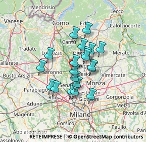Mappa 20031 Cesano Maderno MB, Italia (9.661)