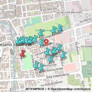 Mappa Via Venezia, 20031 Cesano Maderno MB, Italia (0.2125)