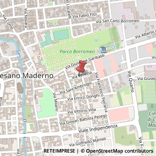 Mappa Via Venezia, 8, 20031 Cesano Maderno, Monza e Brianza (Lombardia)