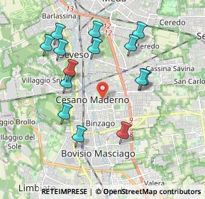 Mappa 20031 Cesano Maderno MB, Italia (1.945)