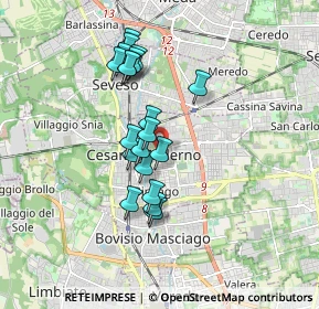 Mappa 20031 Cesano Maderno MB, Italia (1.47)