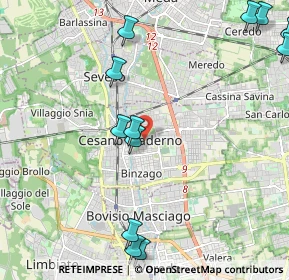Mappa 20031 Cesano Maderno MB, Italia (2.85154)