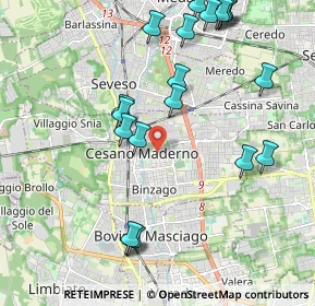 Mappa 20031 Cesano Maderno MB, Italia (2.331)