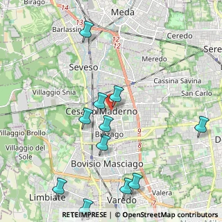 Mappa Via Venezia, 20031 Cesano Maderno MB, Italia (2.40455)