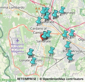 Mappa Via Silvio Pellico, 21017 Samarate VA, Italia (3.7825)