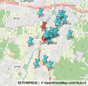 Mappa Via Silvio Pellico, 21017 Samarate VA, Italia (0.7075)