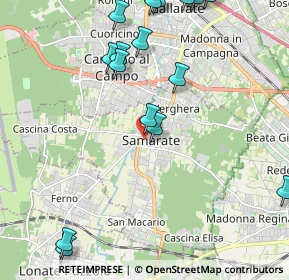 Mappa Via Silvio Pellico, 21017 Samarate VA, Italia (2.70706)
