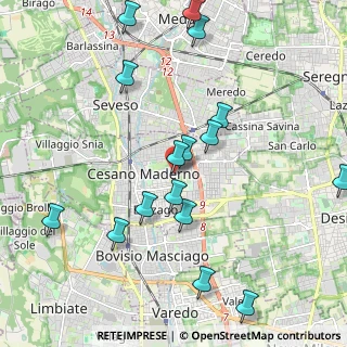 Mappa Via Quarto, 20031 Cesano Maderno MB, Italia (2.27688)
