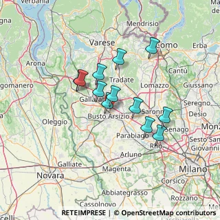 Mappa Via Sant'Anna, 21057 Olgiate Olona VA, Italia (10.69917)