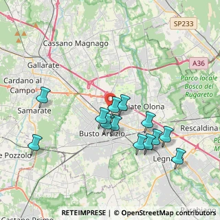 Mappa Via Sant'Anna, 21057 Olgiate Olona VA, Italia (3.71462)
