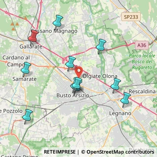 Mappa Via Sant'Anna, 21057 Olgiate Olona VA, Italia (4.16182)
