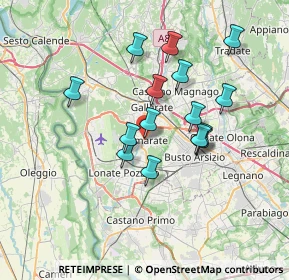 Mappa Via Alessandro Volta, 21017 Samarate VA, Italia (6.024)