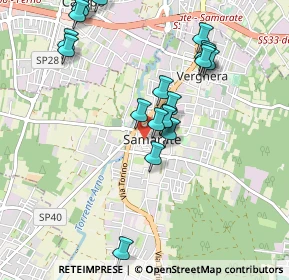 Mappa Via Alessandro Volta, 21017 Samarate VA, Italia (1.0055)