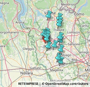 Mappa Via Alessandro Volta, 21017 Samarate VA, Italia (8.65333)