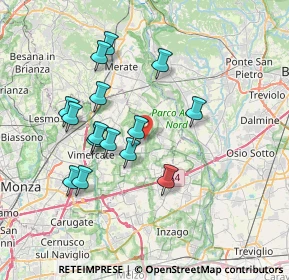 Mappa Via Don Lorenzo Radaelli, 20883 Mezzago MB, Italia (6.722)