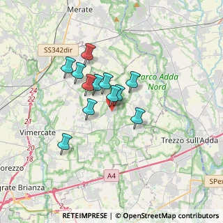 Mappa Via Don Lorenzo Radaelli, 20883 Mezzago MB, Italia (2.46583)