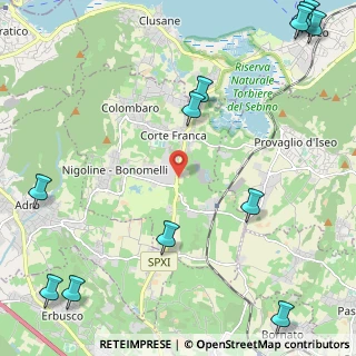 Mappa SP N. XI, 25040 Corte Franca BS, Italia (3.435)