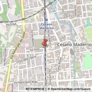 Mappa Via Solferino, 8, 20811 Cesano Maderno, Monza e Brianza (Lombardia)