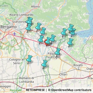 Mappa Via Nullo Francesco, 24060 Telgate BG, Italia (6.75733)