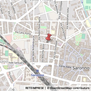 Mappa Via Don Luigi Guanella, 25/a, 21047 Saronno, Varese (Lombardia)