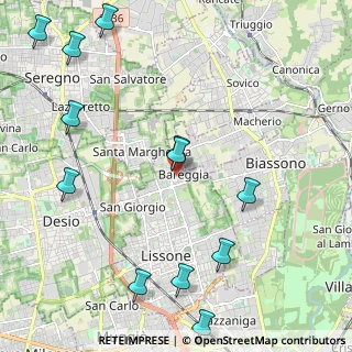Mappa Via Mario Somaschini, 20851 Lissone MB, Italia (2.745)