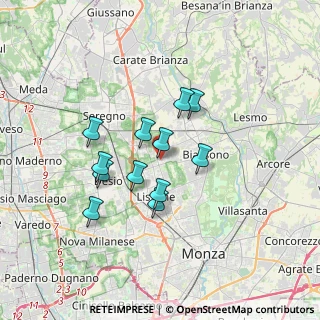 Mappa Via Mario Somaschini, 20851 Lissone MB, Italia (2.7725)