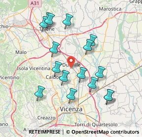Mappa Via Revoloni, 36031 Dueville VI, Italia (7.47375)