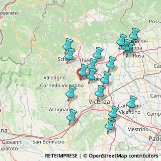 Mappa Via Cerchiari, 36033 Isola Vicentina VI, Italia (14.80611)