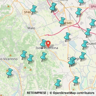 Mappa Via Cerchiari, 36033 Isola Vicentina VI, Italia (6.011)