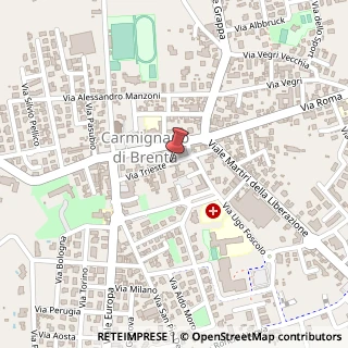 Mappa Via Trieste, 30, 35010 Carmignano di Brenta, Padova (Veneto)