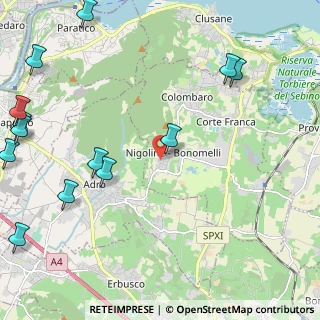 Mappa Via Alcide de Gasperi, 25040 Corte Franca BS, Italia (3.14538)