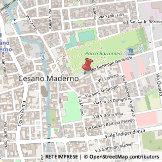 Mappa Via Giuseppe Garibaldi, 20, 20811 Cesano Maderno, Monza e Brianza (Lombardia)