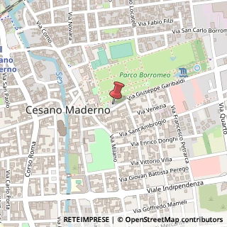 Mappa Via Giuseppe Garibaldi, 16, 20811 Cesano Maderno, Monza e Brianza (Lombardia)