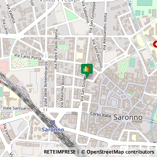 Mappa Via San Giuseppe, 47, 21047 Saronno, Varese (Lombardia)