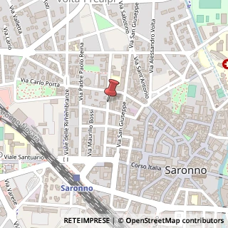 Mappa Via A. Ramazzotti, 29, 21047 Saronno, Varese (Lombardia)
