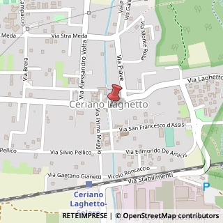 Mappa Via Luigi Cadorna, 7/9, 20816 Ceriano Laghetto, Monza e Brianza (Lombardia)