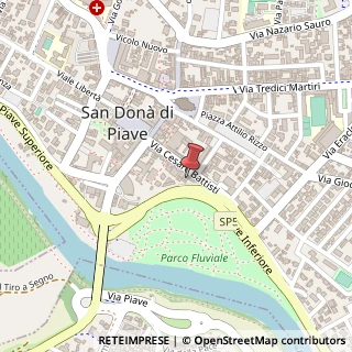 Mappa Via Cesare Battisti, 60, 30027 San Donà di Piave, Venezia (Veneto)