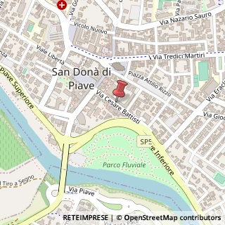 Mappa Via Cesare Battisti, 27, 30027 San Donà di Piave, Venezia (Veneto)
