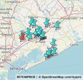Mappa Via Molina, 30027 San Donà di Piave VE, Italia (9.344)