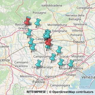 Mappa SR307, 31023 Resana TV, Italia (11.61556)