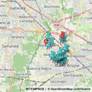 Mappa Via Agostino Depretis, 21052 Busto Arsizio VA, Italia (1.62)