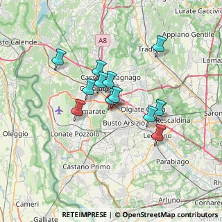 Mappa Via Agostino Depretis, 21052 Busto Arsizio VA, Italia (5.4225)