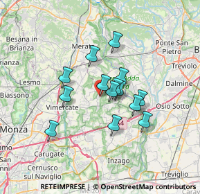 Mappa Via Giacomo Matteotti, 20883 Mezzago MB, Italia (5.03643)