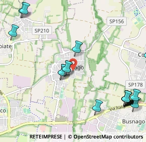 Mappa Via Giacomo Matteotti, 20883 Mezzago MB, Italia (1.376)