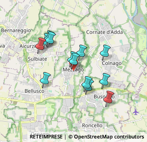 Mappa Via Giacomo Matteotti, 20883 Mezzago MB, Italia (1.48154)