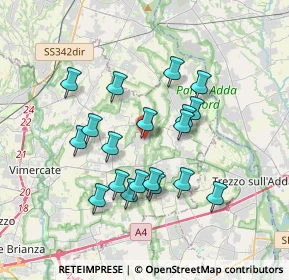 Mappa Via Giacomo Matteotti, 20883 Mezzago MB, Italia (3.19842)