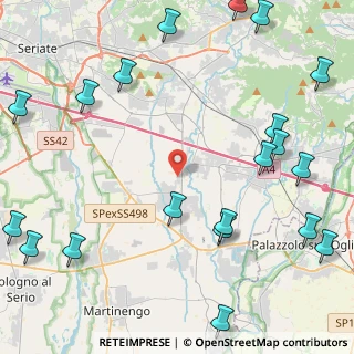 Mappa Via per Bolgare, 24050 Calcinate BG, Italia (6.287)